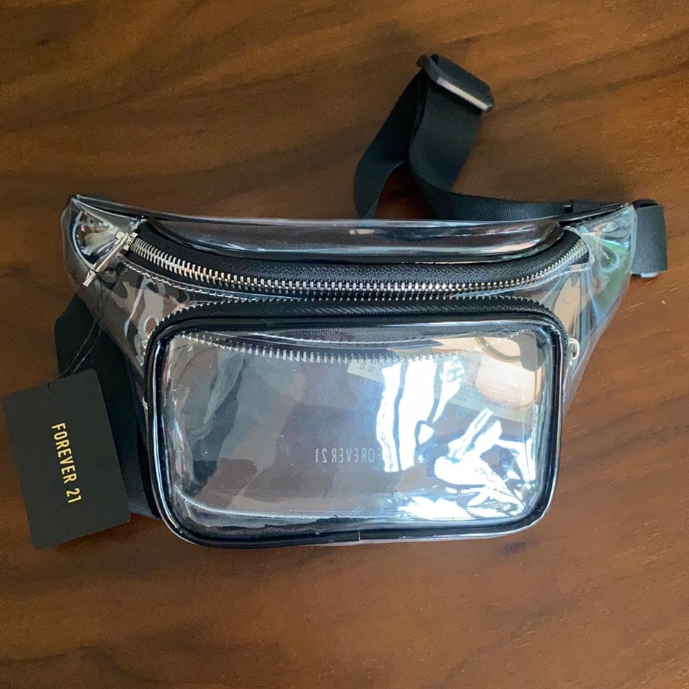 Brand new forever 21 clear fannypack